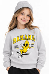 Banana | BL Sweatshirt | Kız Çocuk (CSW524)