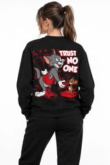 Trust No One Tom Jerry | Eşofman Takımı | Kadın (YET368)