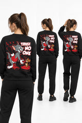 Trust No One Tom Jerry | Eşofman Takımı | Kadın (YET368)