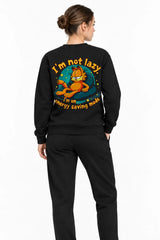 Lazy Garfield | BL Sweatshirt | Kadın (YSW335)