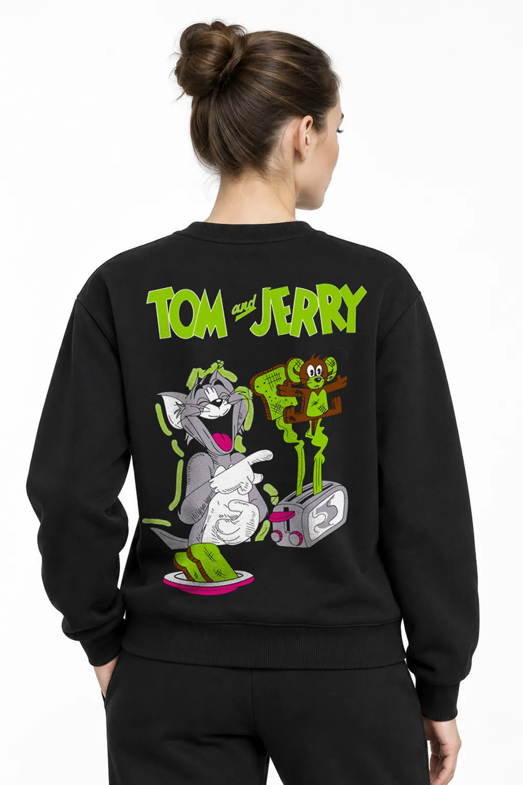 Tom and Jerry | BL Sweatshirt | Kadın (YSW366)
