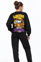 Snoopy Lakers | BL Sweatshirt | Kadın (YSW369)