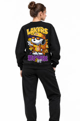 Snoopy Lakers | BL Sweatshirt | Kadın (YSW369)