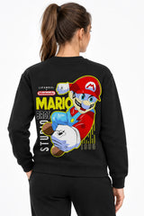 Super Mario | BL Sweatshirt | Kadın (YSW370)