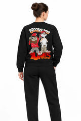Tazmania and Bugs Bunny | BL Sweatshirt | Kadın (YSW372)