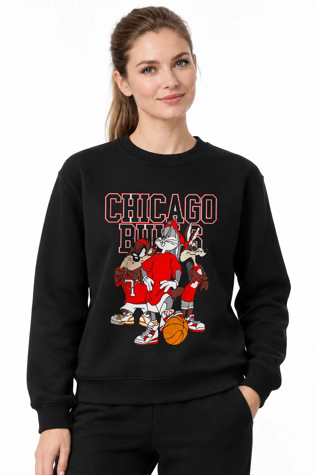 Chicago Bulls | BL Sweatshirt | Kadın (YSW376)