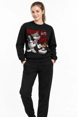 Tom Jerry Trust One | BL Sweatshirt | Kadın (YSW378)
