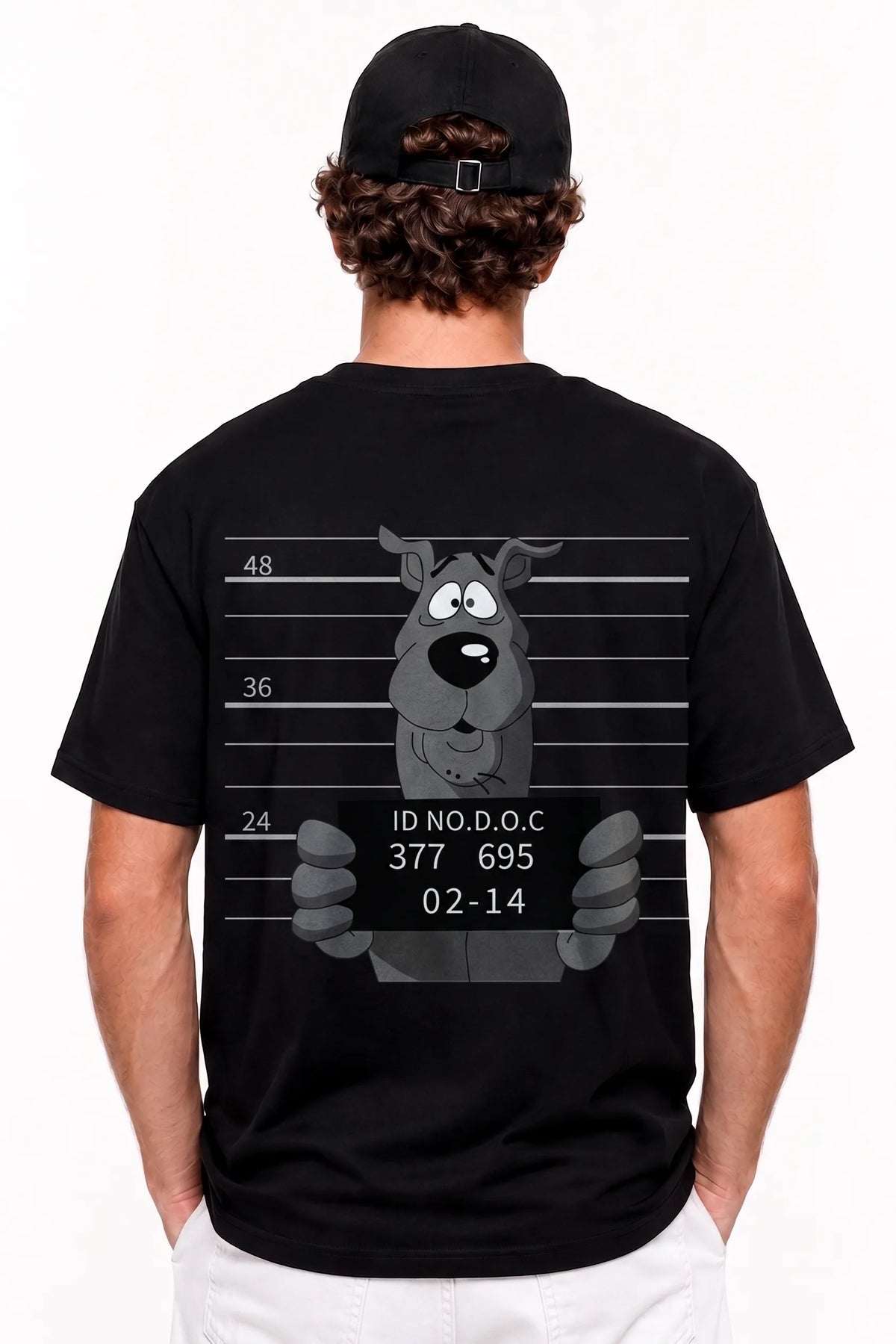 SCOOBY PRISON BREAK | SIRT BASKILI %100 PAMUK HEAVY COTTON PREMIUM KALİTE T-SHIRT (Y324)