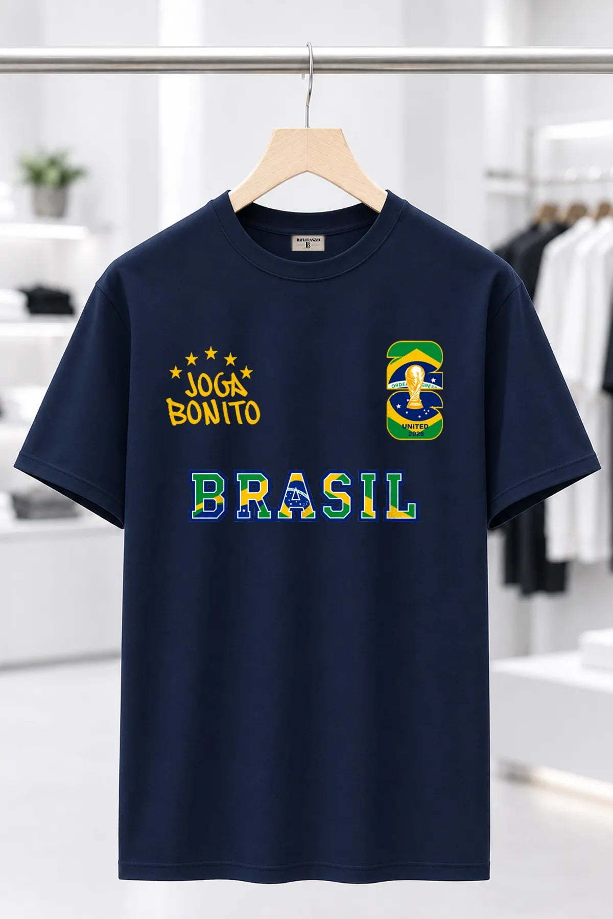 BRASIL | %100 PAMUK HEAVY COTTON PREMIUM KALİTE T-SHIRT (Y501)