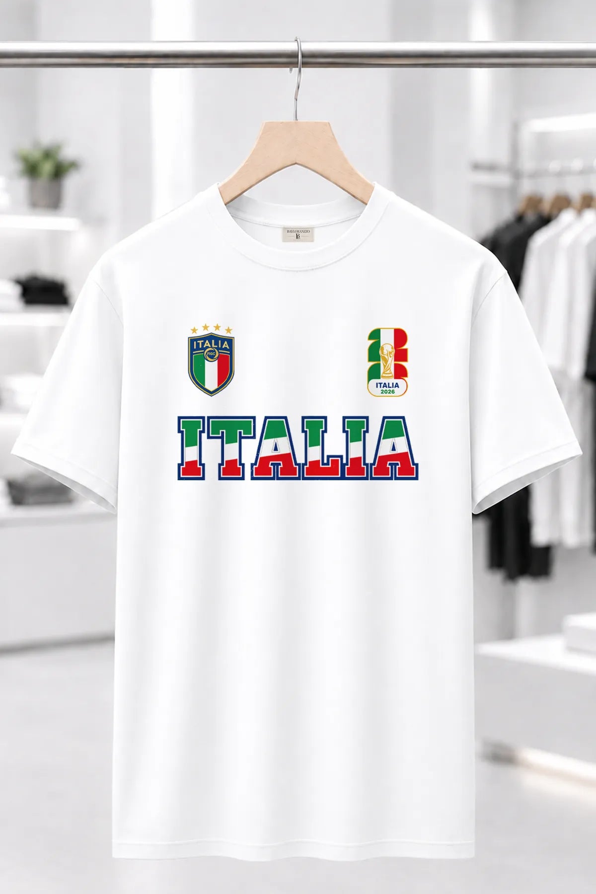 ITALIA | %100 PAMUK HEAVY COTTON PREMIUM KALİTE T-SHIRT (Y508)
