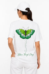 BLOOM THROUGH CHANGE | %100 PAMUK HEAVY COTTON PREMIUM KALİTE T-SHIRT (Y513)