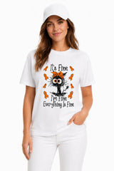 EVERYTHING IS FINE | %100 PAMUK HEAVY COTTON PREMIUM KALİTE T-SHIRT (Y515)