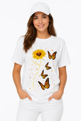 SUNFLOWER ART | %100 PAMUK HEAVY COTTON PREMIUM KALİTE T-SHIRT (Y517)