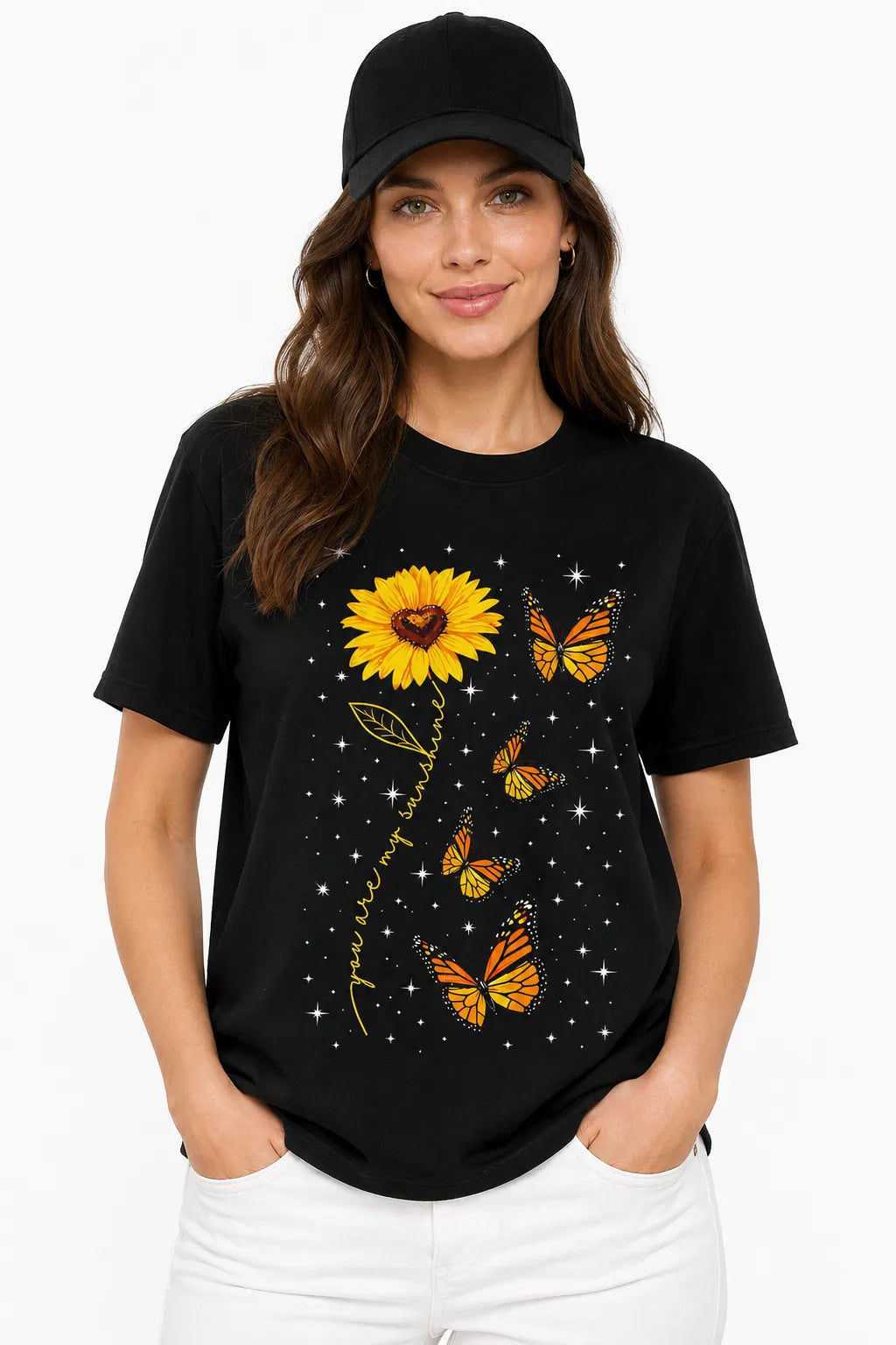 SUNFLOWER ART | %100 PAMUK HEAVY COTTON PREMIUM KALİTE T-SHIRT (Y517)