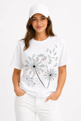 RIDE WITH JOY | %100 PAMUK HEAVY COTTON PREMIUM KALİTE T-SHIRT (Y520)