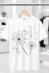 RIDE WITH JOY | %100 PAMUK HEAVY COTTON PREMIUM KALİTE T-SHIRT (Y520)