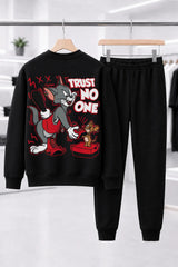 Trust No One Tom Jerry | Eşofman Takımı | Erkek (YET368)
