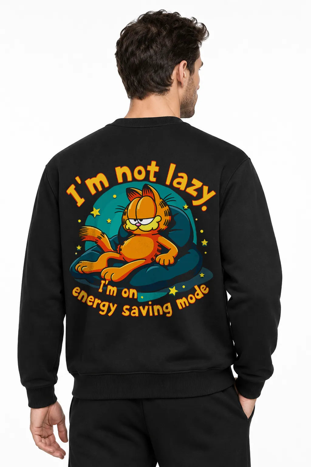 Lazy Garfield | BL Sweatshirt | Erkek (YSW335)
