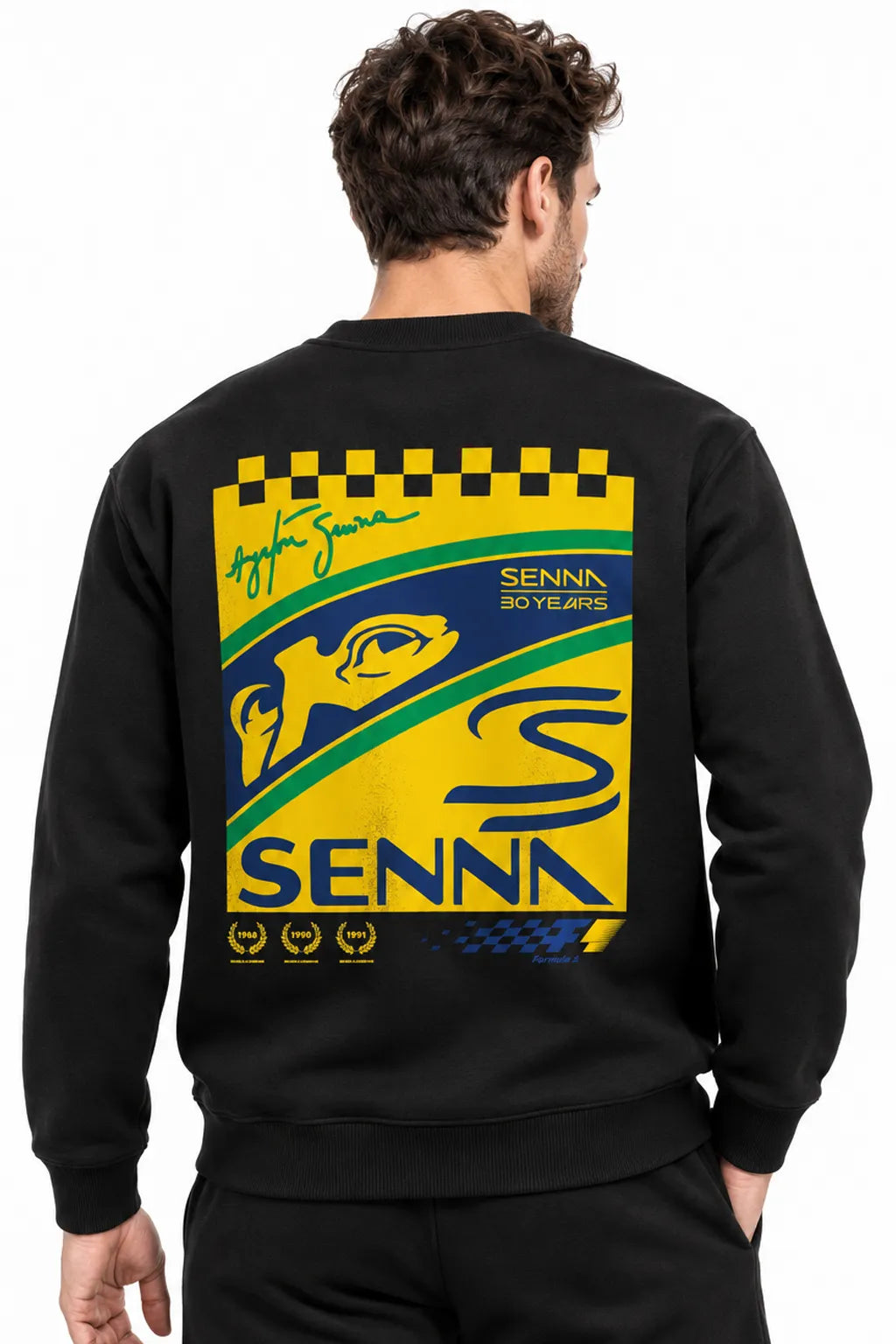 Senna Brazil Edition | F1 Sweatshirt | Erkek (YSW352)