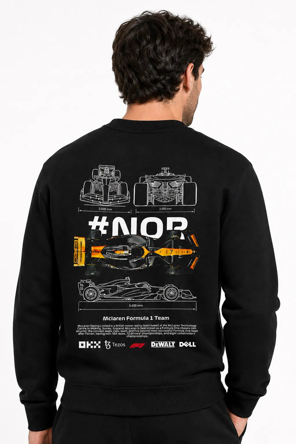 Norris McLaren | F1 Sweatshirt | Erkek (YSW356)