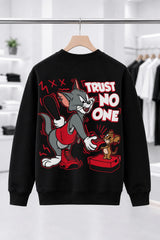 Trust No One Tom Jerry | BL Sweatshirt | Erkek (YSW368)