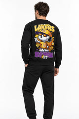 Snoopy Lakers | BL Sweatshirt | Erkek (YSW369)