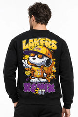 Snoopy Lakers | BL Sweatshirt | Erkek (YSW369)