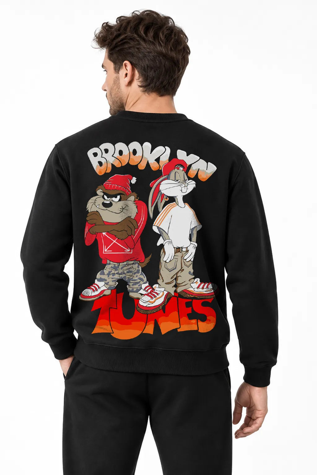 Tazmania and Bugs Bunny | BL Sweatshirt | Erkek (YSW372)