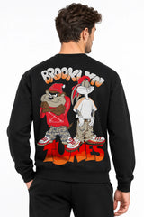 Tazmania and Bugs Bunny | BL Sweatshirt | Erkek (YSW372)