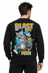 Tom Jerry Moon | BL Sweatshirt | Erkek (YSW374)