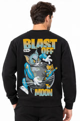Tom Jerry Moon | BL Sweatshirt | Erkek (YSW374)