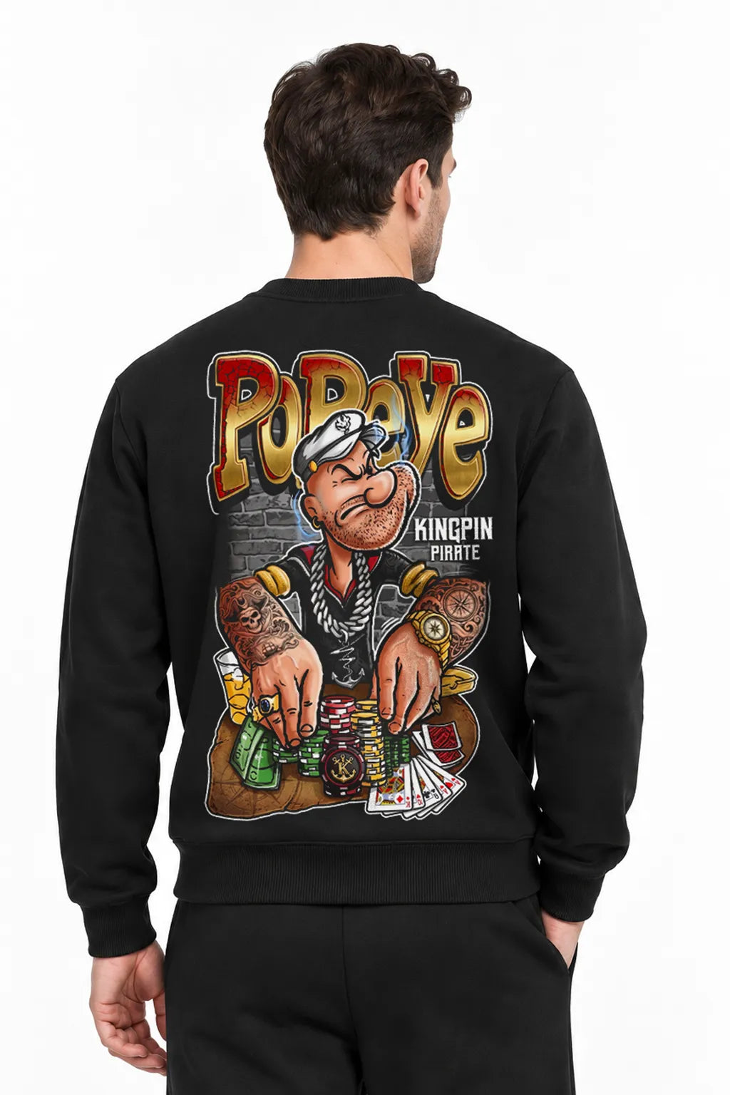 Popeye | BL Sweatshirt | Erkek (YSW381)
